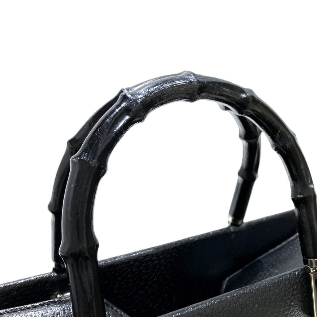 Gucci Bamboo 2-Way Handbag Leather — view 7