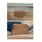 Celine Macadam Brown Gold Canvas Leather Pochette Shoulder — view 7