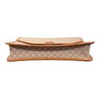 Celine Macadam Brown Gold Canvas Leather Pochette Shoulder — view 5