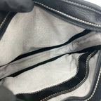 Loewe Vintage Anagram Logo Leather Shoulder Bag Mini Tote Crossbody Black — view 8