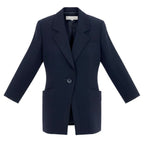 Dior Dark Navy Wool Blazer Jacket