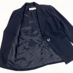 Dior Dark Navy Wool Blazer Jacket — view 4