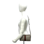 Gucci Vintage Sherry Line GG Pattern Logo Leather Mini Shoulder Bag Brown — view 2