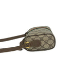 Gucci Vintage Sherry Line GG Pattern Logo Leather Mini Shoulder Bag Brown — view 5