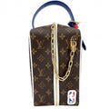 Louis Vuitton Handbag Monogram Nba Crocodile Drop Kit Collaboration Brown Gold