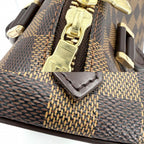 Louis Vuitton Libera MM Mini Boston Bag Damier Canvas Brown Gold — view 7