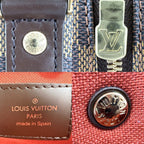 Louis Vuitton Libera MM Mini Boston Bag Damier Canvas Brown Gold — view 5