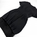 Chanel Dress Short Sleeve 36 Black Silk All Season — view 6