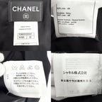 Chanel Dress Short Sleeve 36 Black Silk All Season — view 3