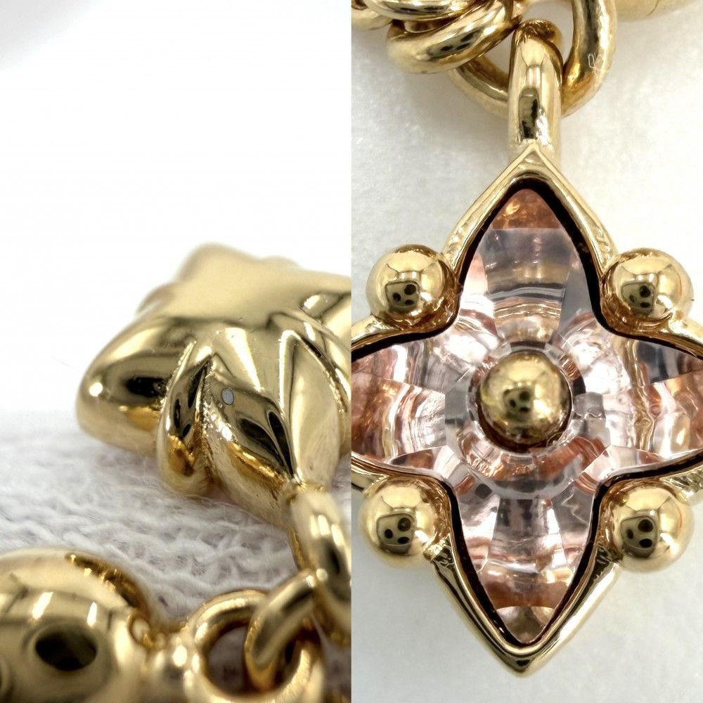 Louis Vuitton Bracelet Monogram Flower Loulou Glam Star Gold — view 5