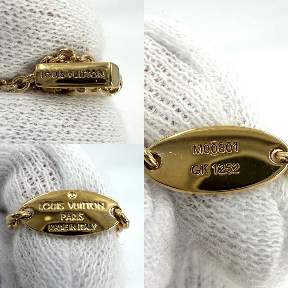 Louis Vuitton Bracelet Monogram Flower Loulou Glam Star Gold — view 4