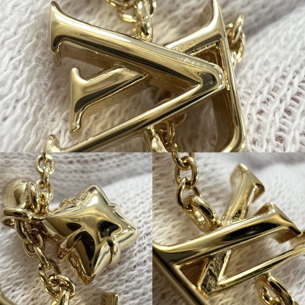Louis Vuitton Bracelet Monogram Flower Loulou Glam Star Gold — view 6