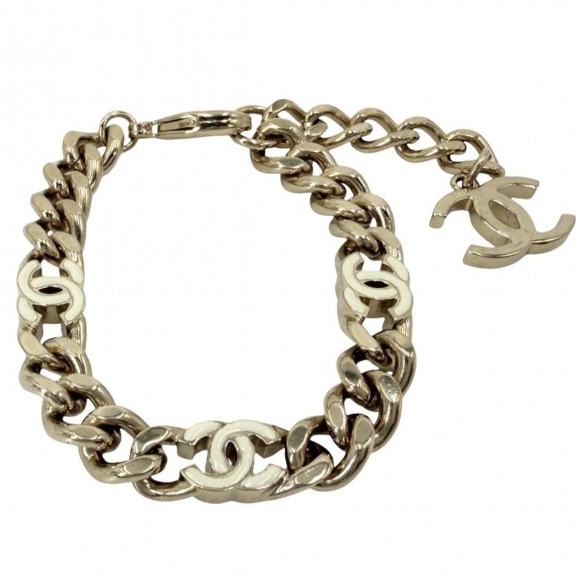 Chanel Bracelet Chain CC Logo Star