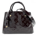 Louis Vuitton 2-Way Montaigne BB Shoulder Bag Crossbody Purple Monogram Vernis