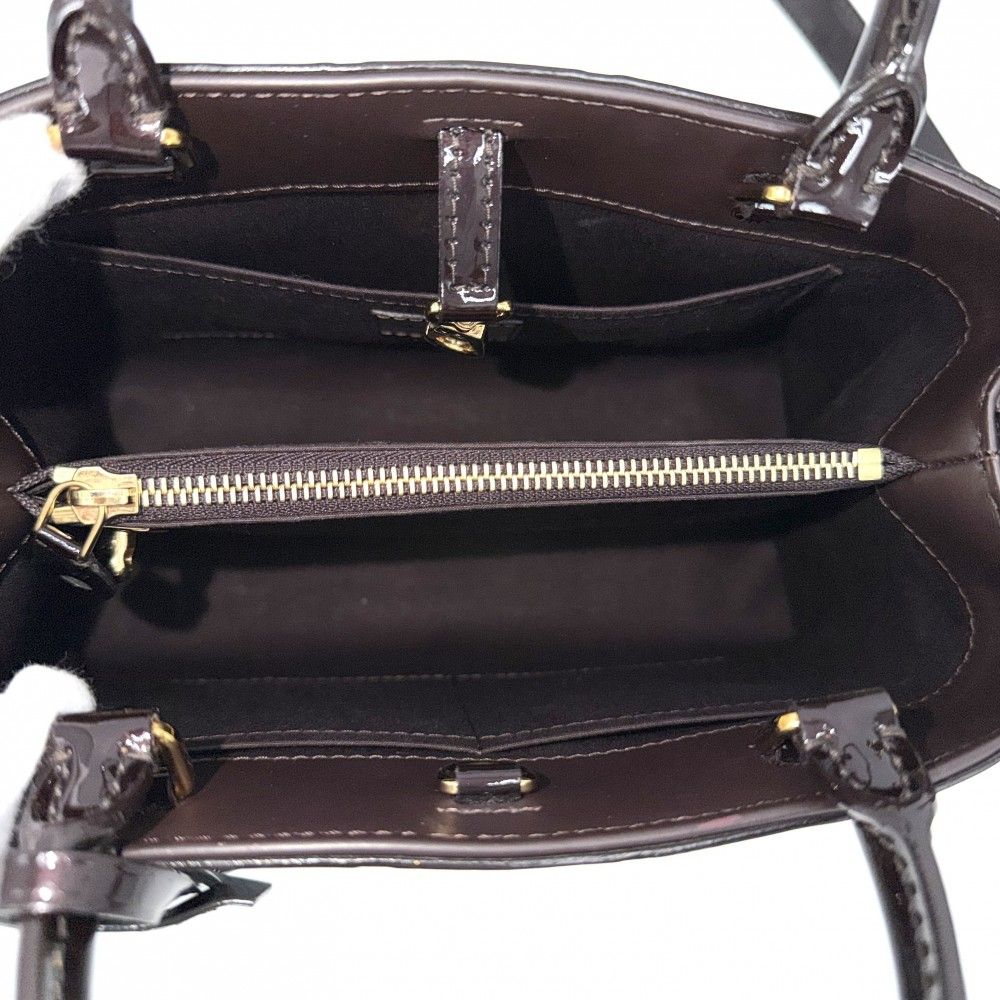 Louis Vuitton 2-Way Montaigne BB Shoulder Bag Crossbody Purple Monogram Vernis — view 4