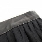 Chanel Pants Pleated Trousers Vintage 38 Black Polyester Wool — view 5