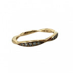 Chanel Ring Camellia Collection Half Eternity 54 18k PG Gold Diamond
