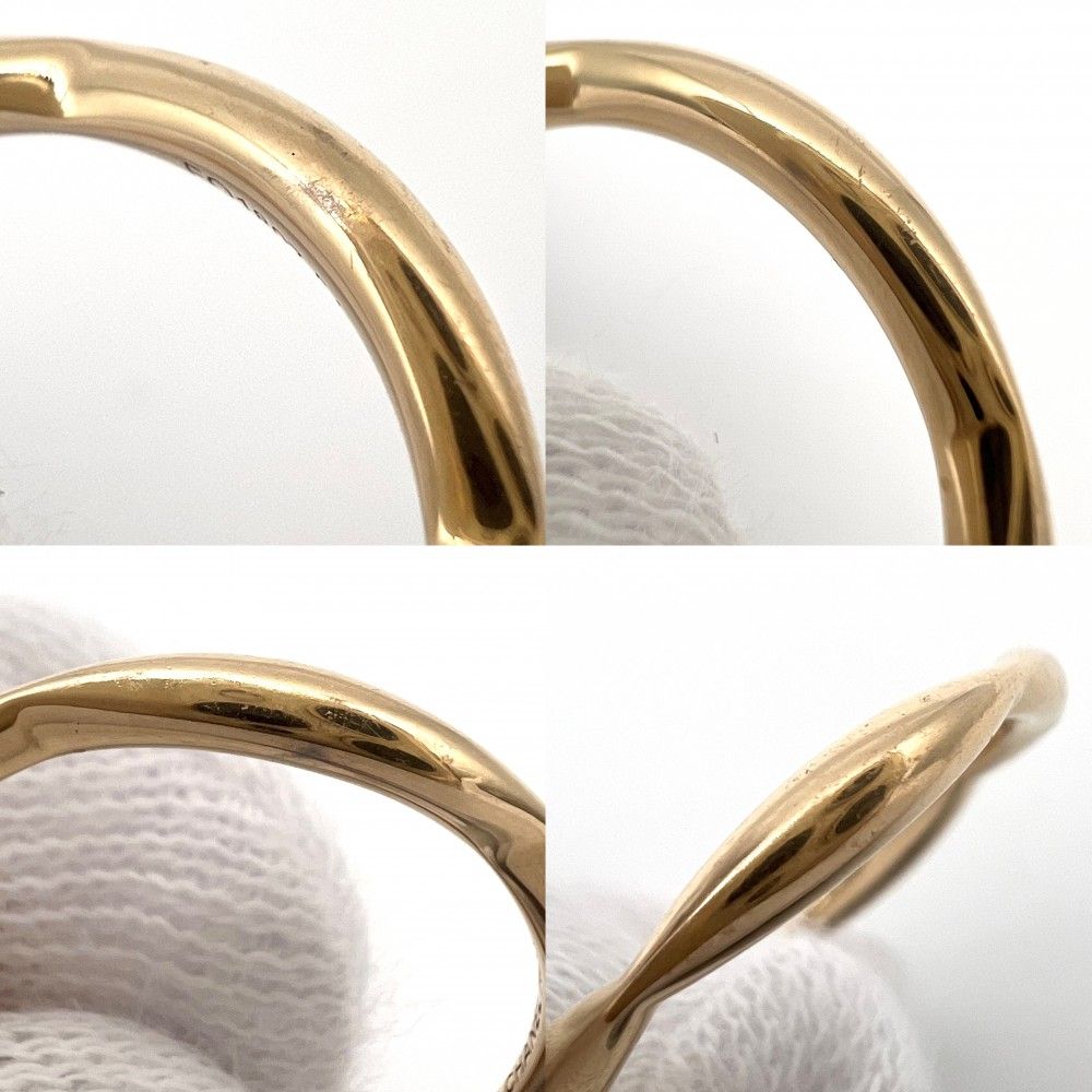 Chanel Ring Camellia Collection Half Eternity 54 18k PG Gold Diamond — view 7