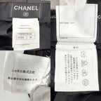 Chanel Pants Coco Button Trousers 36 Black Wool — view 3