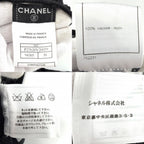 Chanel Top Ribbon Tank Top Camisole 38 Black Rayon Summer — view 3