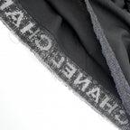 Chanel Short Sleeve T-Shirt Neck Lace Top Logo 36 Black Cotton Polyester Summer — view 7