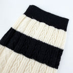 Chanel Top CC Logo Knit Heart 36 Ivory Black Wool Spring Autumn Sweater — view 7