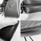 Gucci Shoulder Bag GG Marmont Small Quilted Crossbody Leather Black — view 7