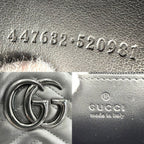 Gucci Shoulder Bag GG Marmont Small Quilted Crossbody Leather Black — view 5