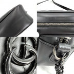 Gucci Shoulder Bag GG Marmont Small Quilted Crossbody Leather Black — view 6