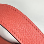 Hermes Handbag Picotin Lock PM Taurillon Clemence Orange Silver — view 7