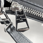 Louis Vuitton Handbag Marelle Noir Epi Leather Black Silver — view 6