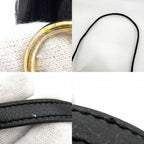 Hermes Shoulder Bag Sac Roulis Mini Crossbody Leather Black Gold — view 7