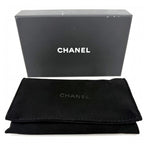 Chanel Card Case Stitch Boy CC Logo Caviar Leather Yellow Gold — view 8