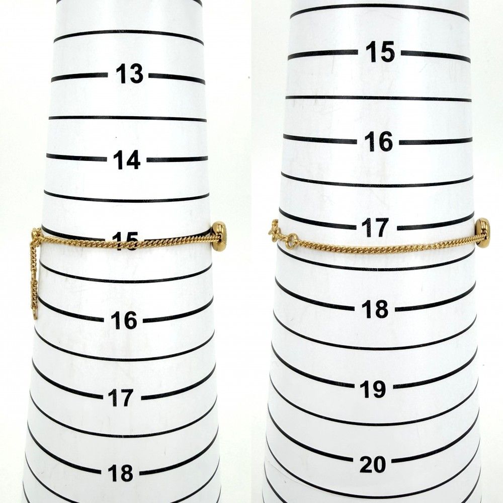 Loewe Bracelet Anagram Pebble Star 925 Sterling Silver Gold — view 4