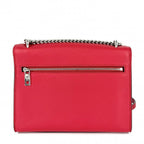 Louis Vuitton Shoulder Bag Chain My Lock Me BB Bag Crossbody Leather Red Silver — view 2