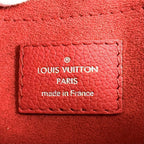 Louis Vuitton Shoulder Bag Chain My Lock Me BB Bag Crossbody Leather Red Silver — view 5