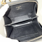 Chanel 2-Way Quilted CC Logo Mini Chain Shoulder Bag Crossbody Vanity Lambskin — view 4