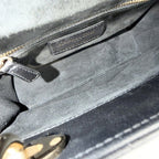 Dior Handbag Cannage Lady Mini Small Lambskin Black Gold — view 4