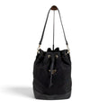 Prada Triangle Logo Hobo Black Nero Tessuto