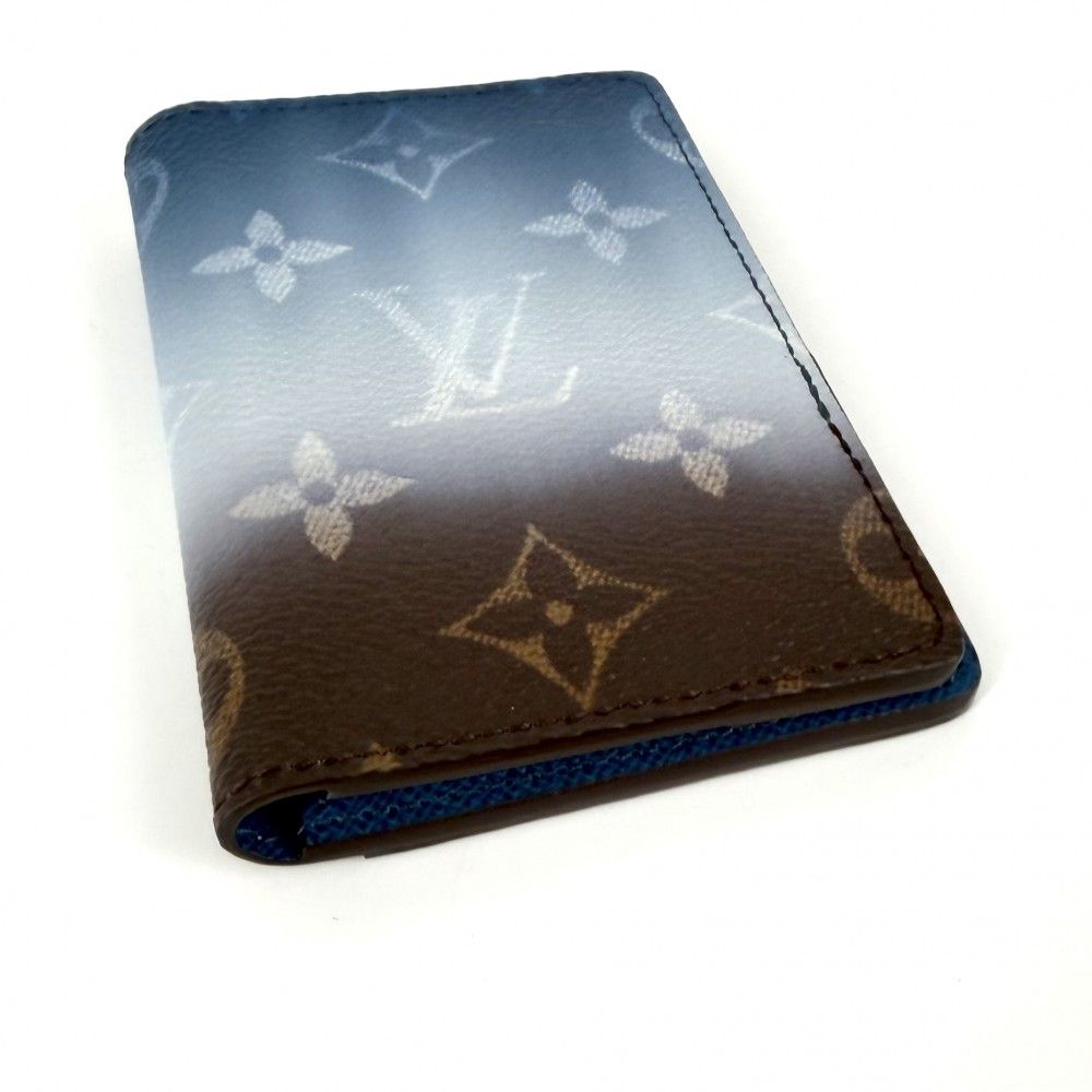 Louis Vuitton Card Case Monogram Pigment Pocket Organizer Business Holder — view 3