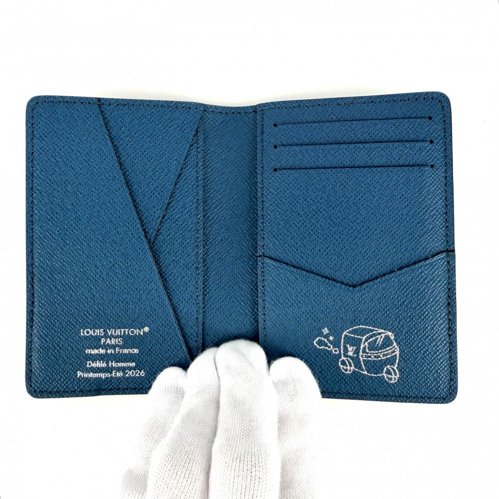 Louis Vuitton Card Case Monogram Pigment Pocket Organizer Business Holder — view 4