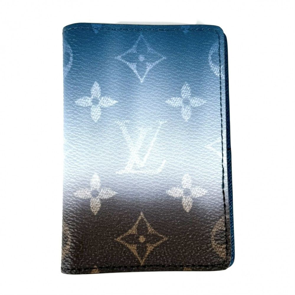 Louis Vuitton Card Case Monogram Pigment Pocket Organizer Business Holder