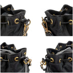 Prada Triangle Logo Hobo Black Nero Tessuto — view 7