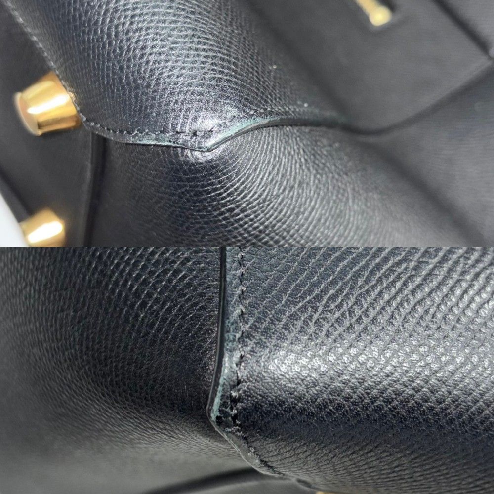Celine 2-Way Belt Bag Leather Black Gold — view 7