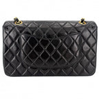 Chanel Shoulder Bag Quilted 25 Double Chain Flap Crossbody CC Logo Turnlock — view 2