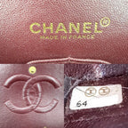 Chanel Shoulder Bag Quilted 25 Double Chain Flap Crossbody CC Logo Turnlock — view 6