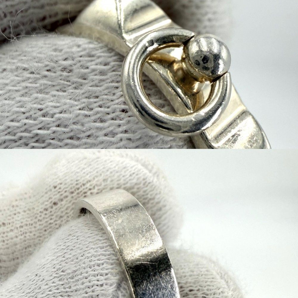 Hermes Ring Collier de Chien 57 925 Sterling Silver — view 5