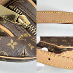 Louis Vuitton Shoulder Bag Pochette Croissant Bag Monogram Canvas Brown Gold — view 8