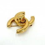 Chanel Brooch CC Logo Turnlock — view 3