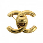 Chanel Brooch CC Logo Turnlock